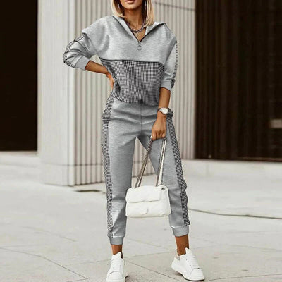 Dames Hoodie & Joggingbroek Set – Twee-Delig Athleisure Comfort
