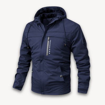 Heren Waterdichte Jas met Capuchon – Lichtgewicht Outdoor Jack