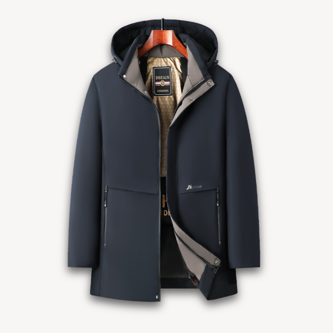 Heren Waterdichte Softshell Jas met Capuchon – Lichtgewicht Winddichte Jas