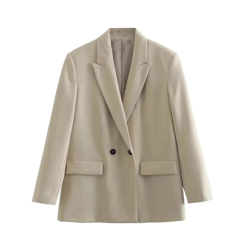 Valeria Oversized Blazer Mantel Dames – Double-Breasted