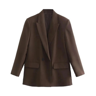 Valeria Oversized Blazer Mantel Dames – Double-Breasted