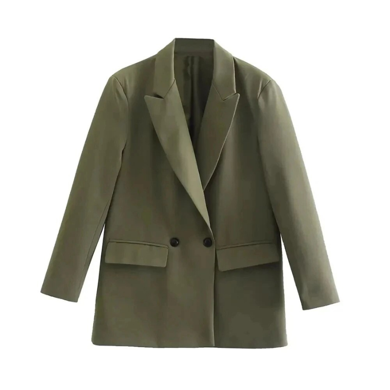 Valeria Oversized Blazer Mantel Dames – Double-Breasted