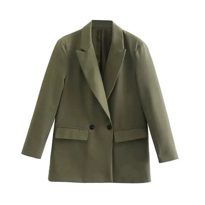 Valeria Oversized Blazer Mantel Dames – Double-Breasted