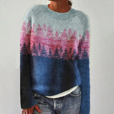 Elara – Vintage Gebreide Lente Trui