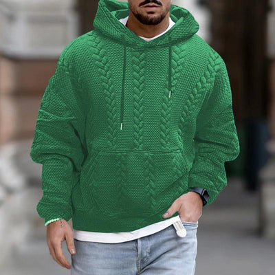 Paul Casual Hoodie met Print & Kangoeroezak