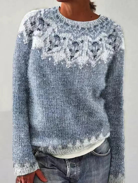 Elara – Vintage Gebreide Lente Trui