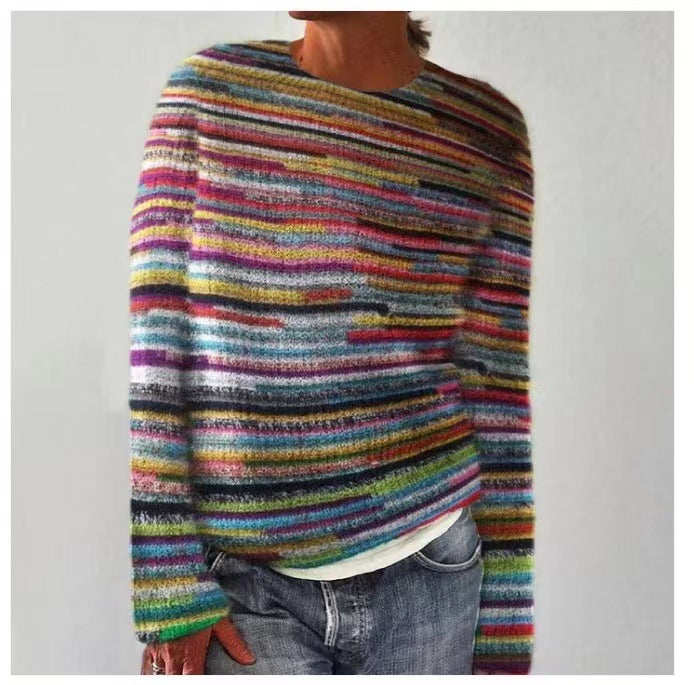Elara – Vintage Gebreide Lente Trui
