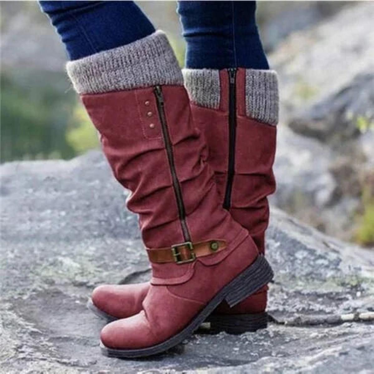 Dames Orthopedische Laarzen met Anti-Slip Zool – Comfort & Steun
