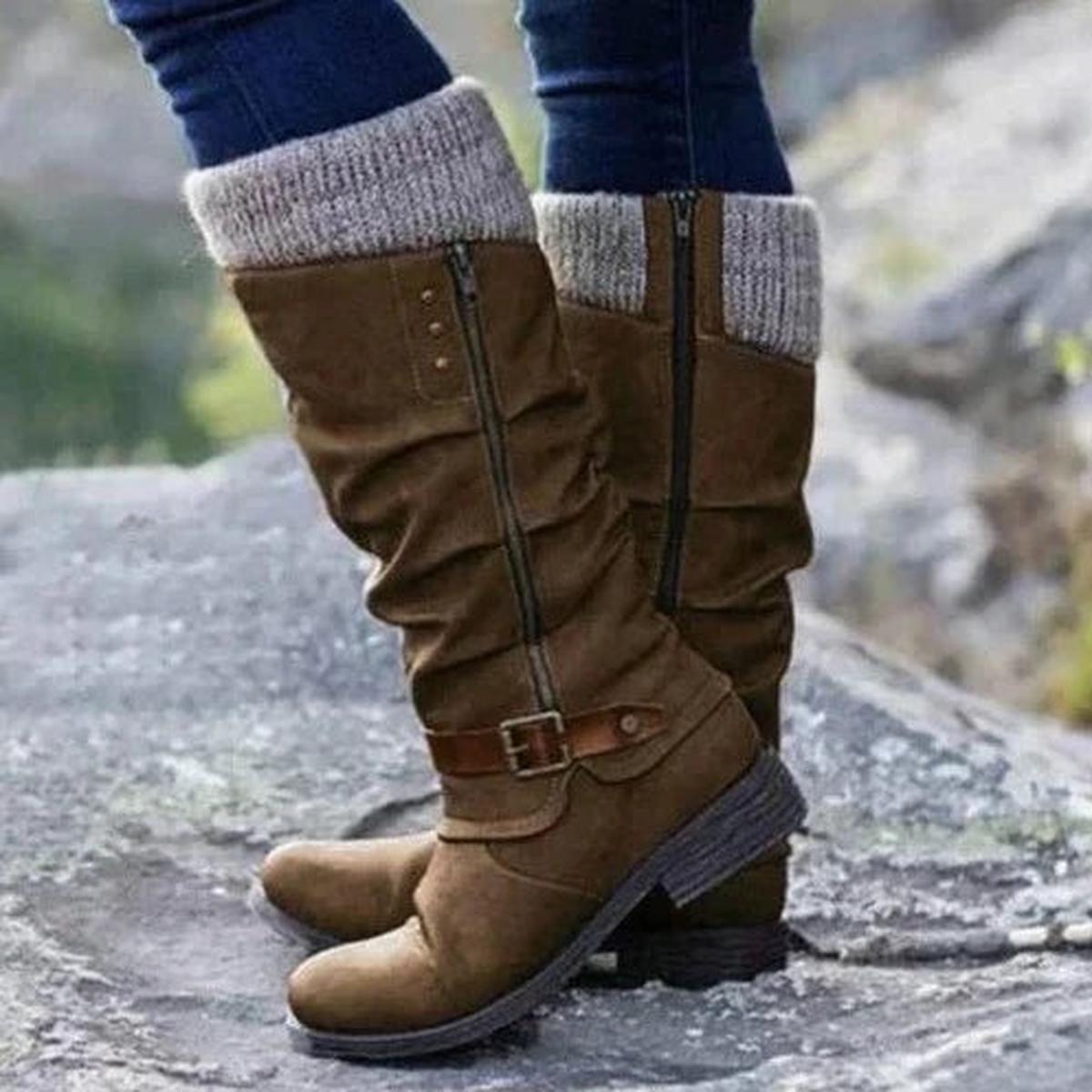 Dames Orthopedische Laarzen met Anti-Slip Zool – Comfort & Steun