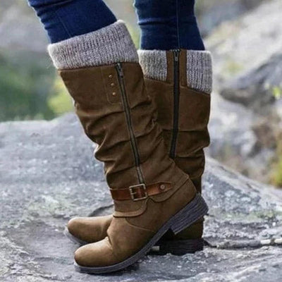 Dames Orthopedische Laarzen met Anti-Slip Zool – Comfort & Steun