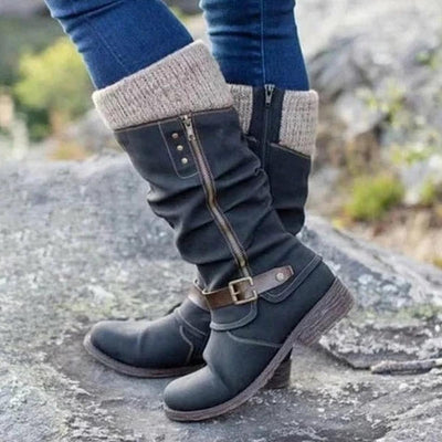 Dames Orthopedische Laarzen met Anti-Slip Zool – Comfort & Steun