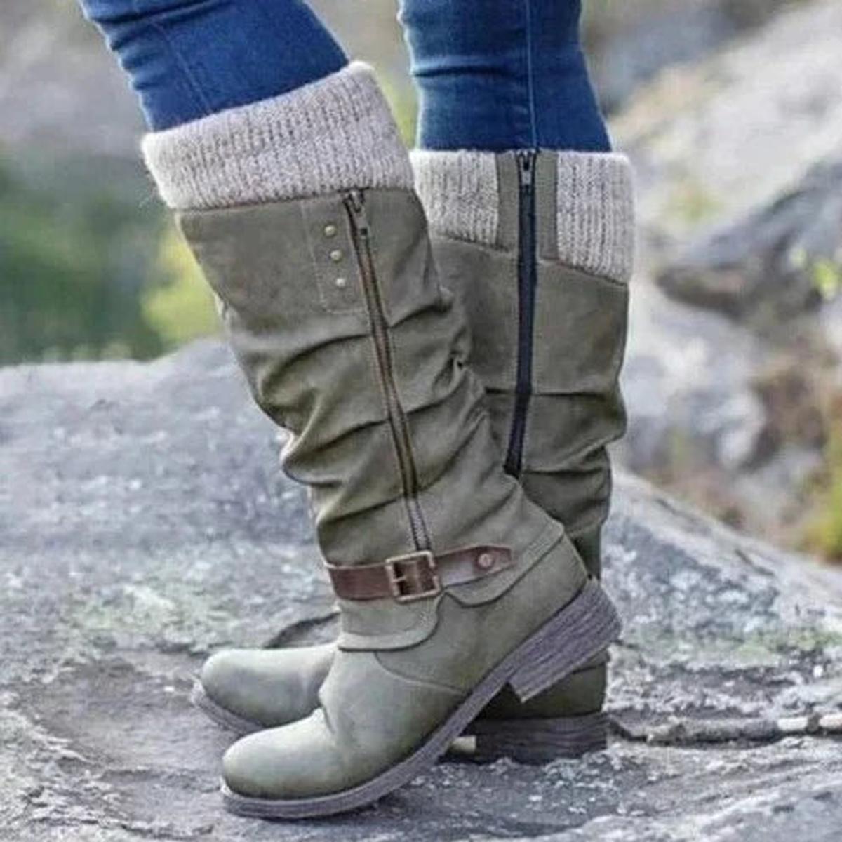 Dames Orthopedische Laarzen met Anti-Slip Zool – Comfort & Steun