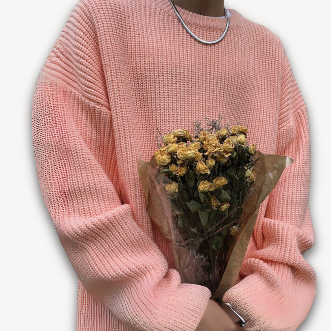Heren Gebreide Trui – Oversized Winter Pullover