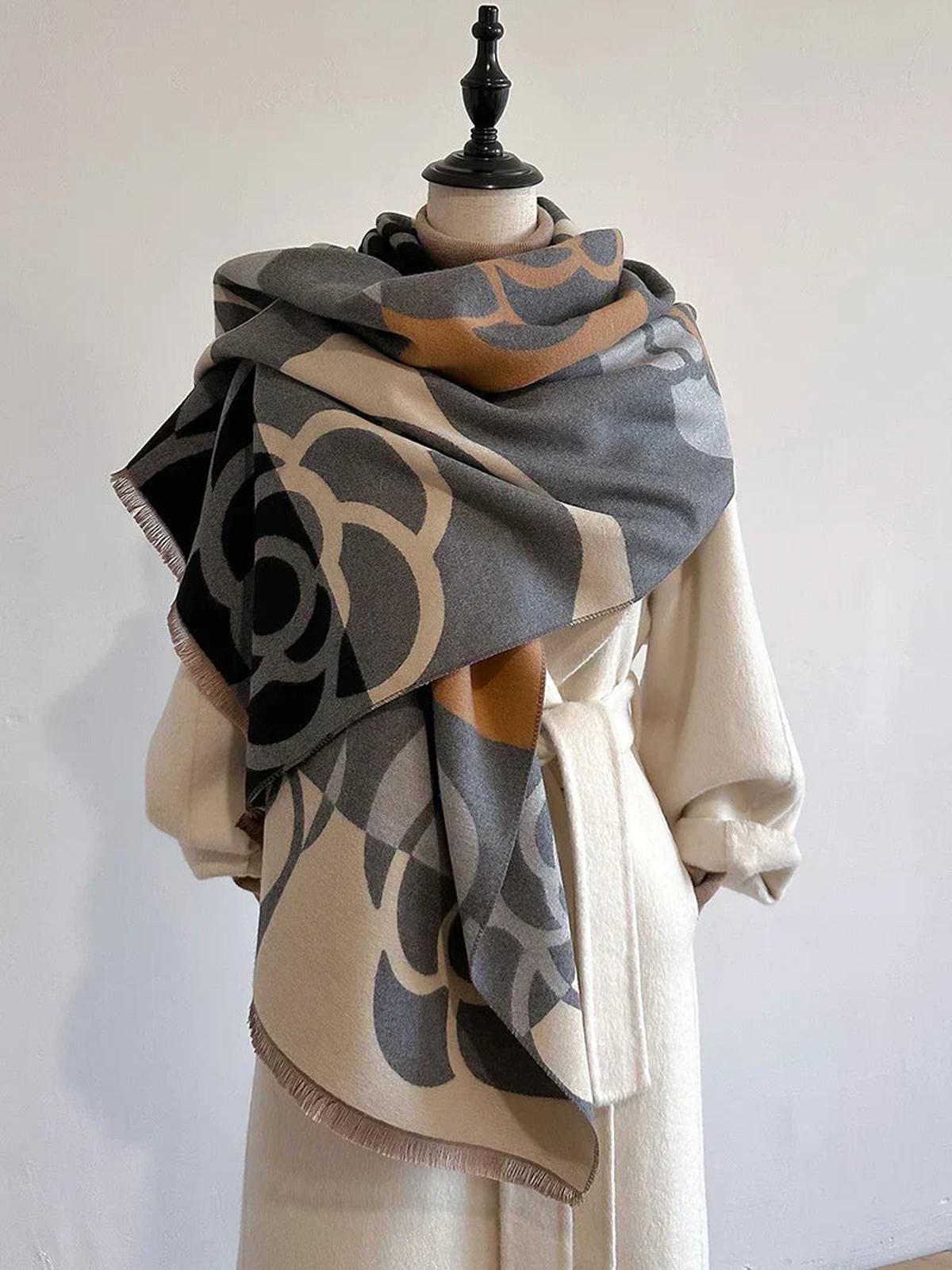 Reversible Cashmere Sjaal – Dubbelzijdig Design & Tijdloze Luxe