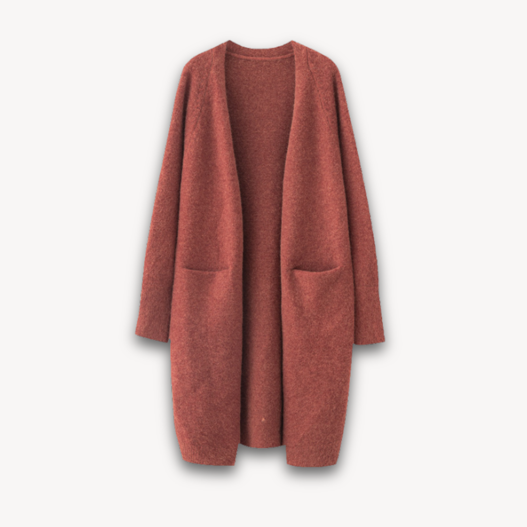 Dames Cashmere Vest – Lang Open Model
