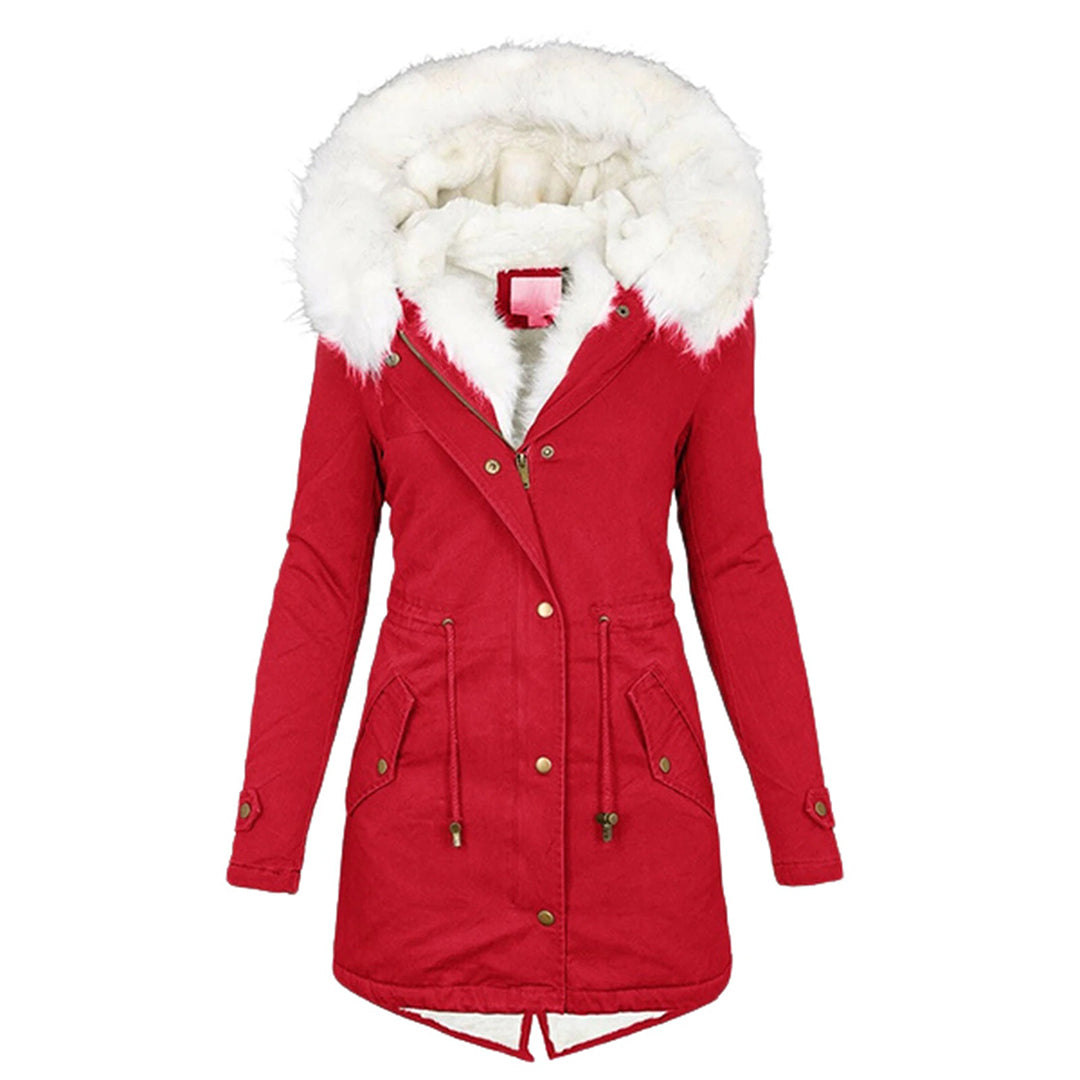 Dames Winterjas met Capuchon – Warm Gevoerd & Elegant Design