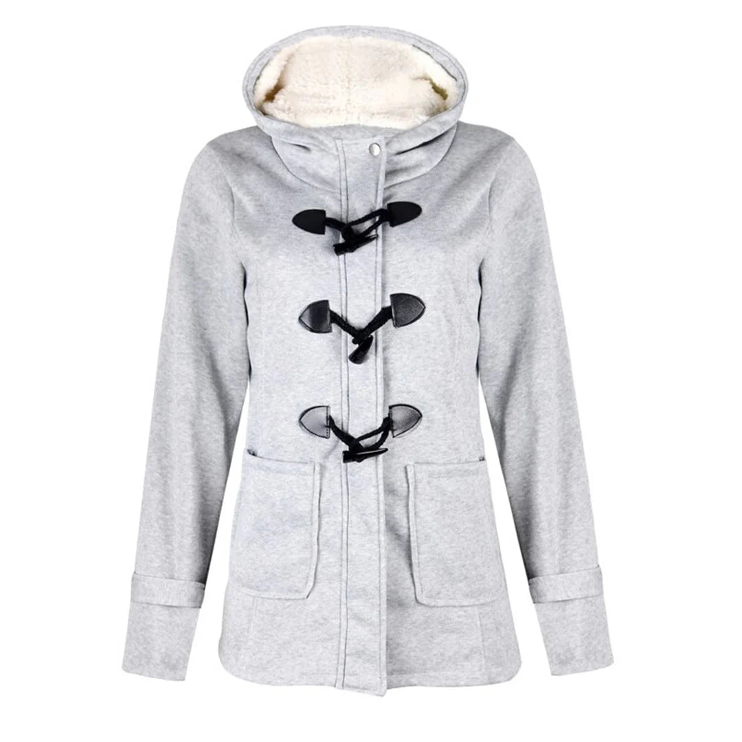 SAMANTHA – Lange Winterjas Dames met Capuchon