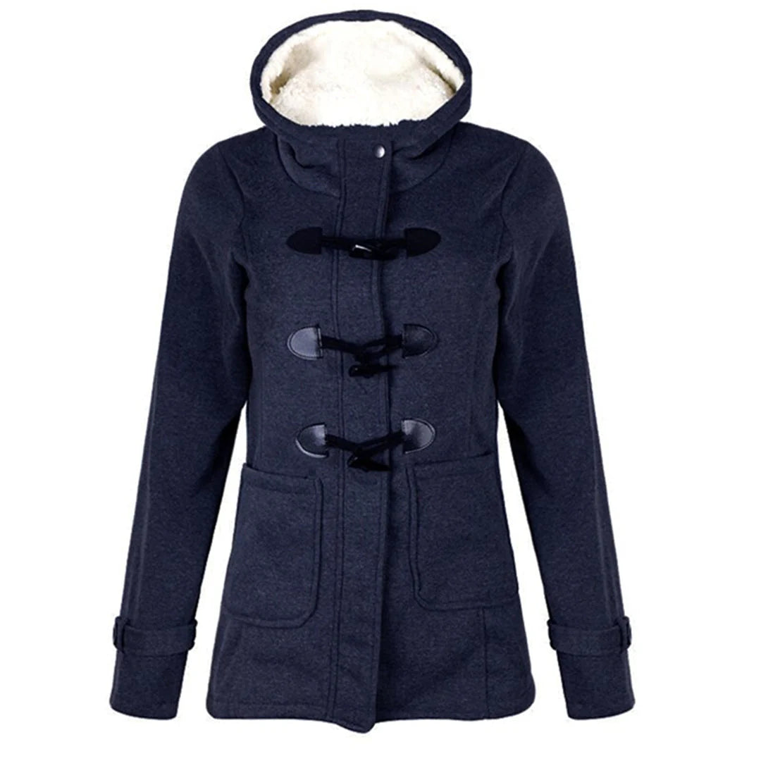 SAMANTHA – Lange Winterjas Dames met Capuchon