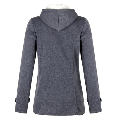 SAMANTHA – Lange Winterjas Dames met Capuchon