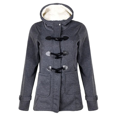 SAMANTHA – Lange Winterjas Dames met Capuchon