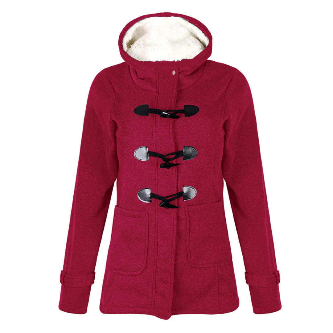 SAMANTHA – Lange Winterjas Dames met Capuchon