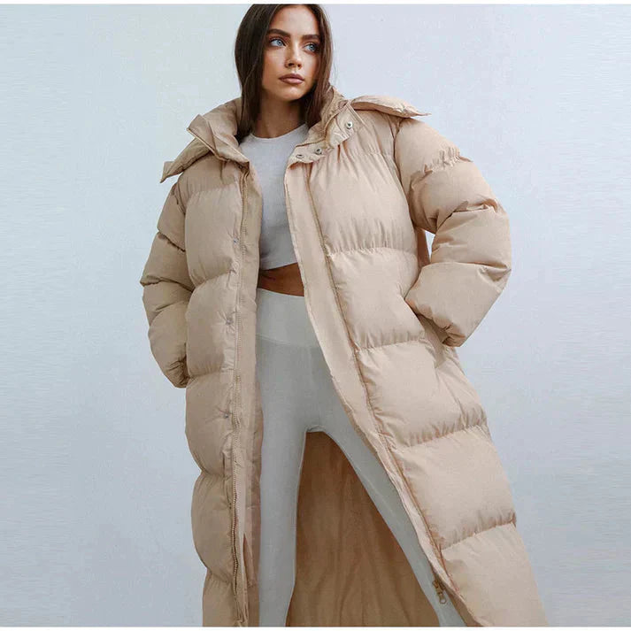 Lange Pufferjas Dames – Warm & Comfortabel