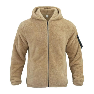 Patrick Sportieve Fleece Jas met Capuchon