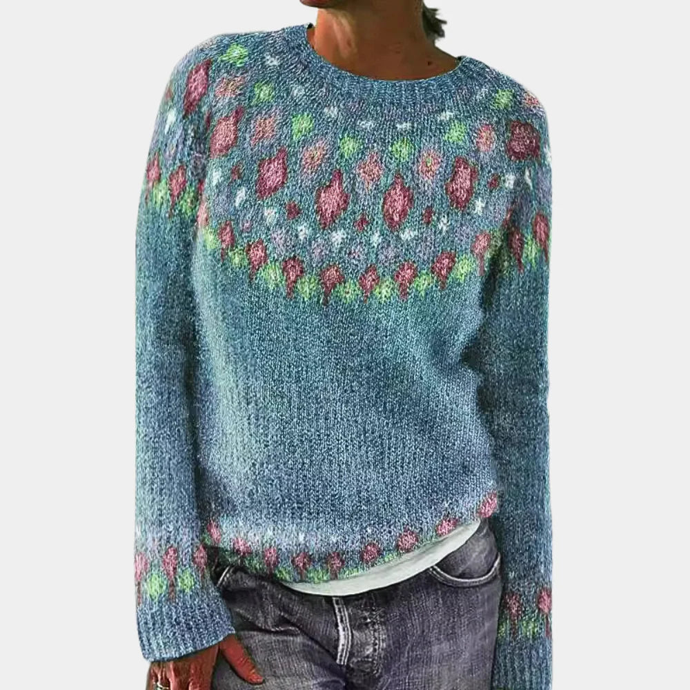Alpina Wol Print Sweater