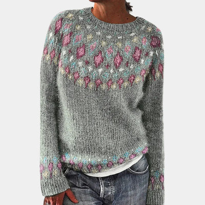 Alpina Wol Print Sweater