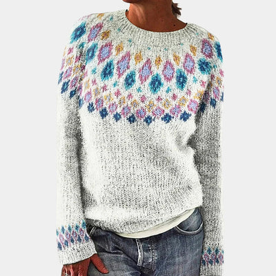 Alpina Wol Print Sweater