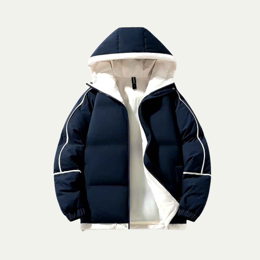 Unisex Gewatteerde Parka met Capuchon – Winterjas