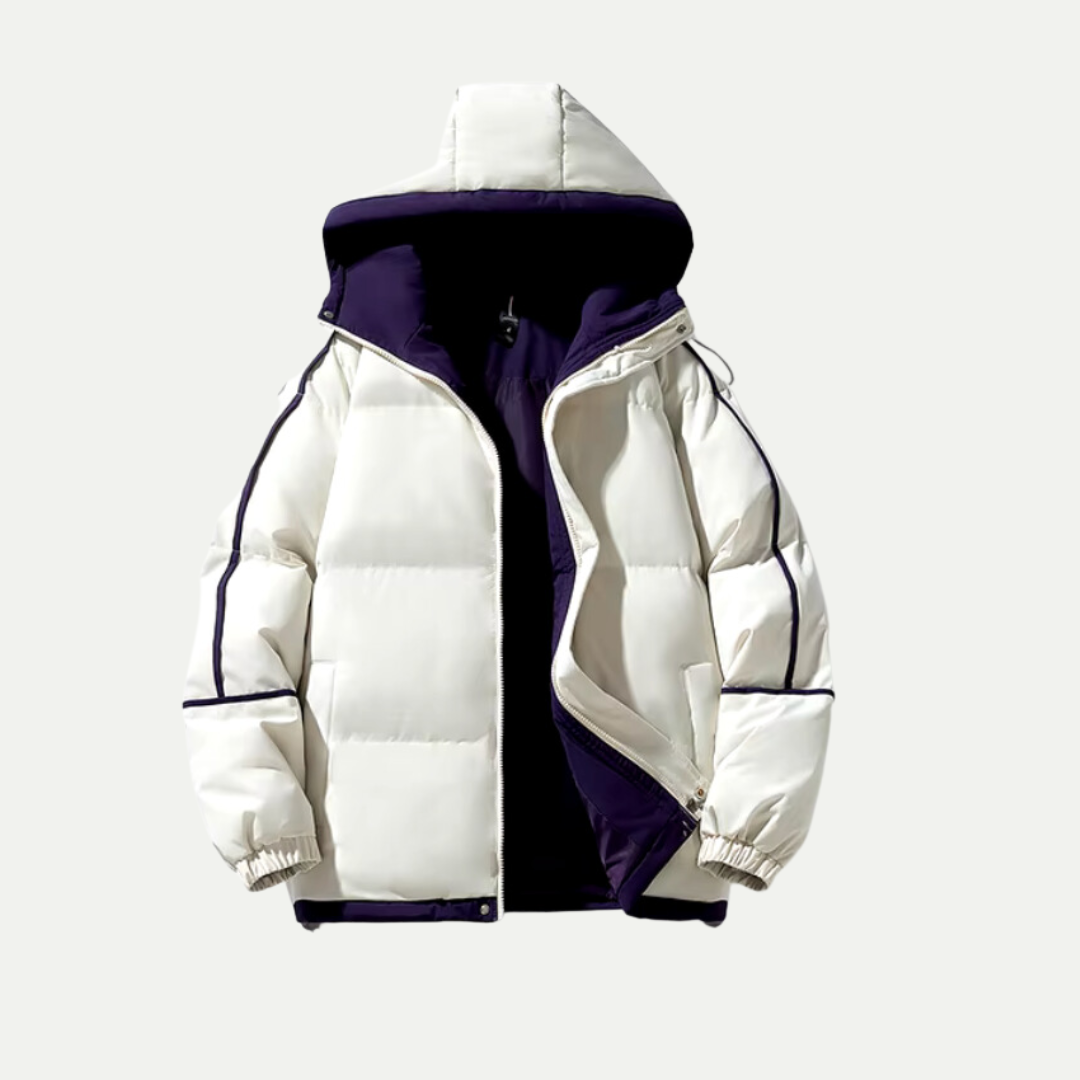 Unisex Gewatteerde Parka met Capuchon – Winterjas