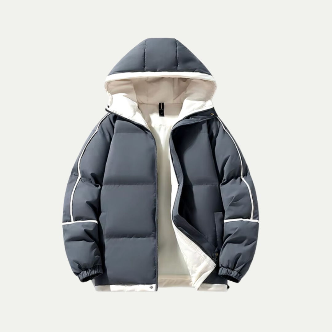 Unisex Gewatteerde Parka met Capuchon – Winterjas
