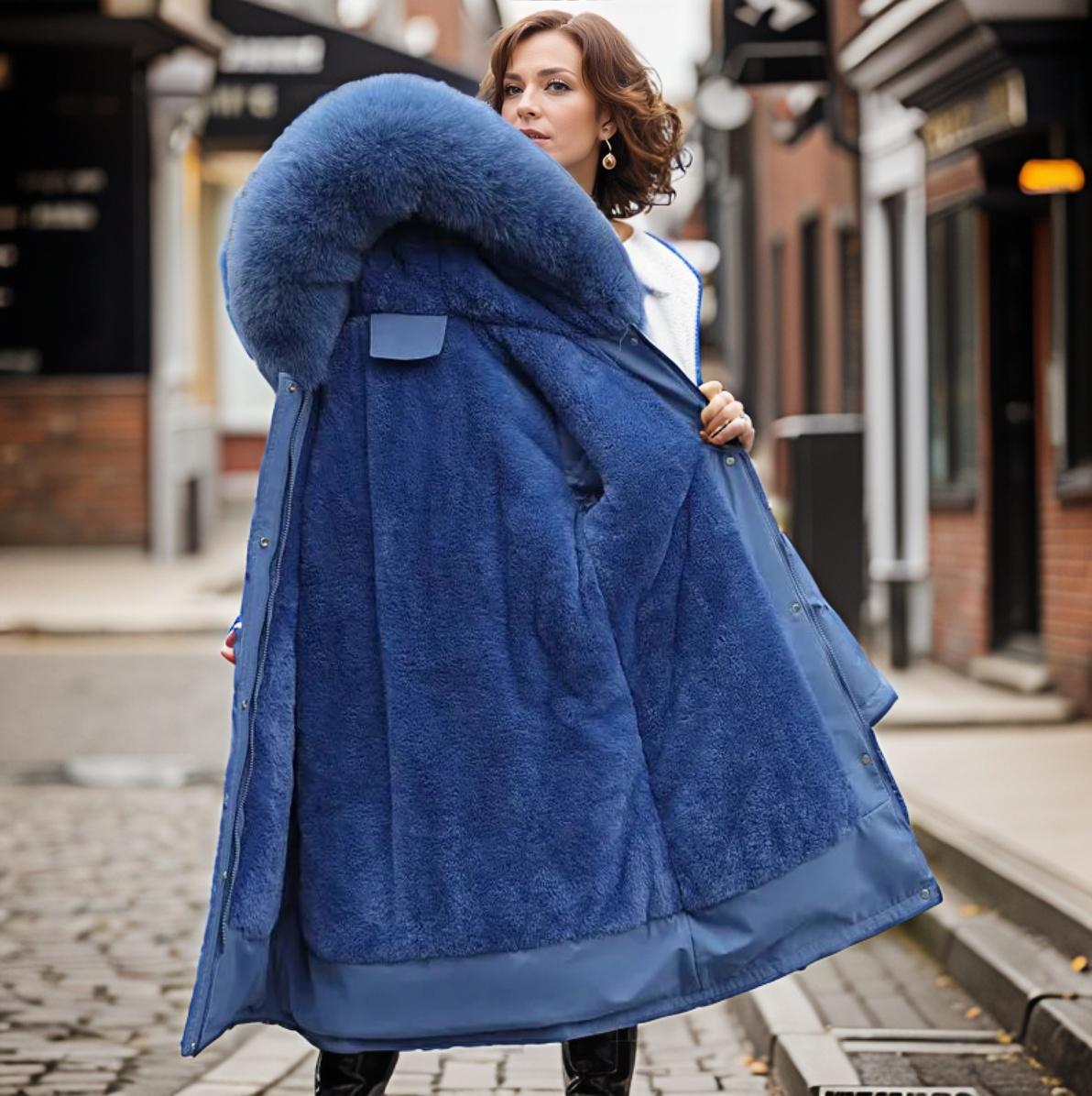 Dames Winter Parka – Waterdicht met Voering en Luxe Capuchon