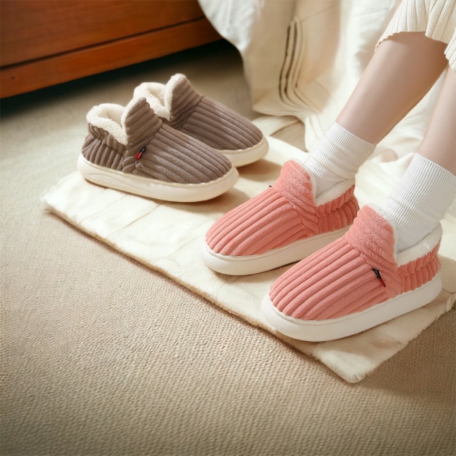 Warme Dames en Heren Pantoffels – Zacht, Comfortabel & Antislip