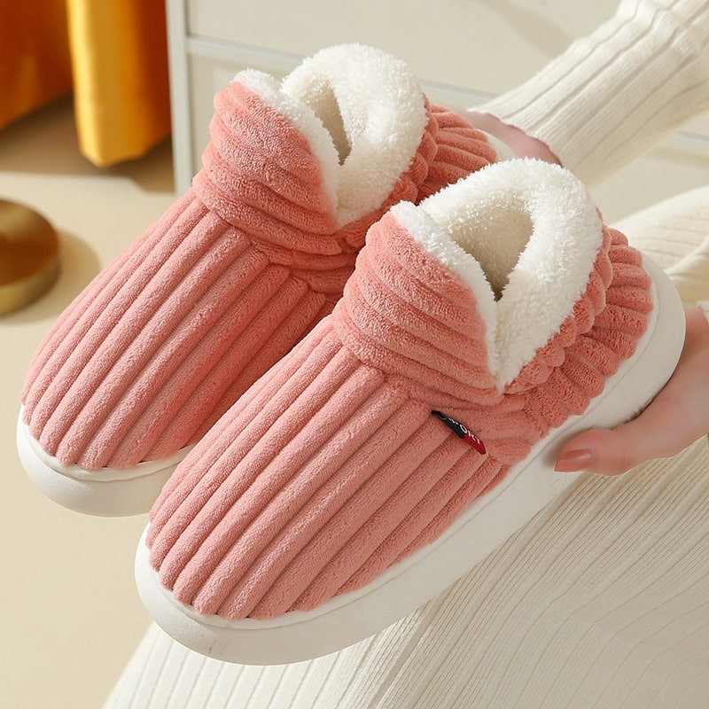 Warme Dames en Heren Pantoffels – Zacht, Comfortabel & Antislip