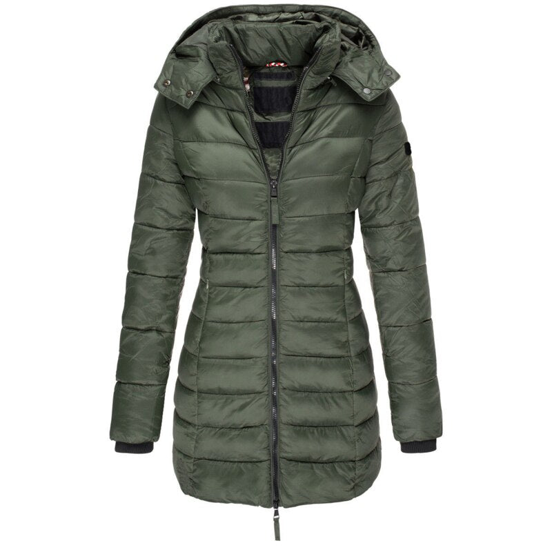 Dames Winterjas met Capuchon – Warm, Comfortabel & Stijlvol