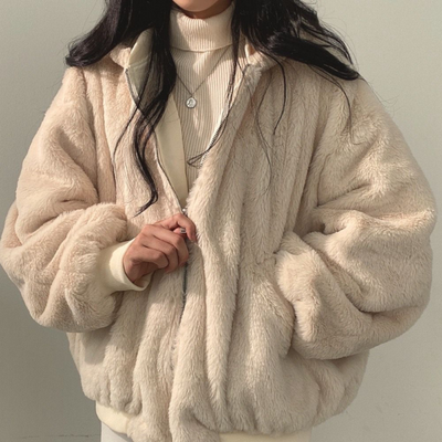 Dames Wendejacke met Kapuchon – Warme & Veelzijdige Fleecejas