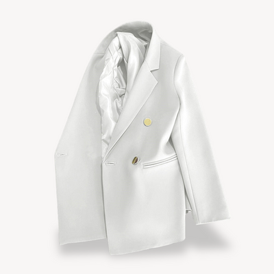 Dames Double-Breasted Blazer – Elegante Formele Jas