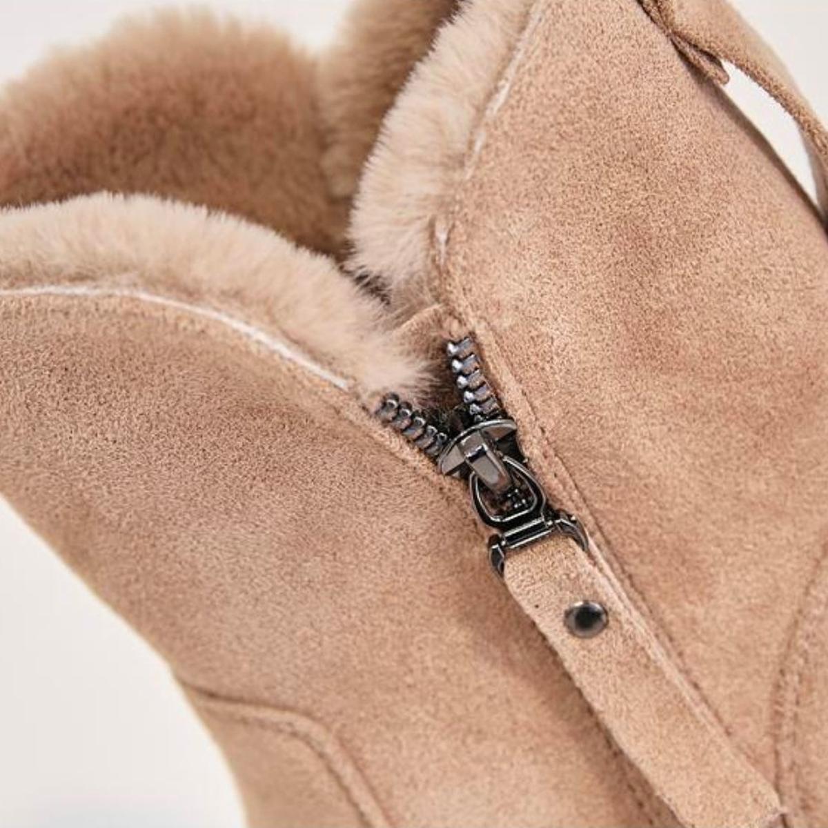 Dames Waterdichte Winterlaarzen – Warm & Anti-Slip Zool