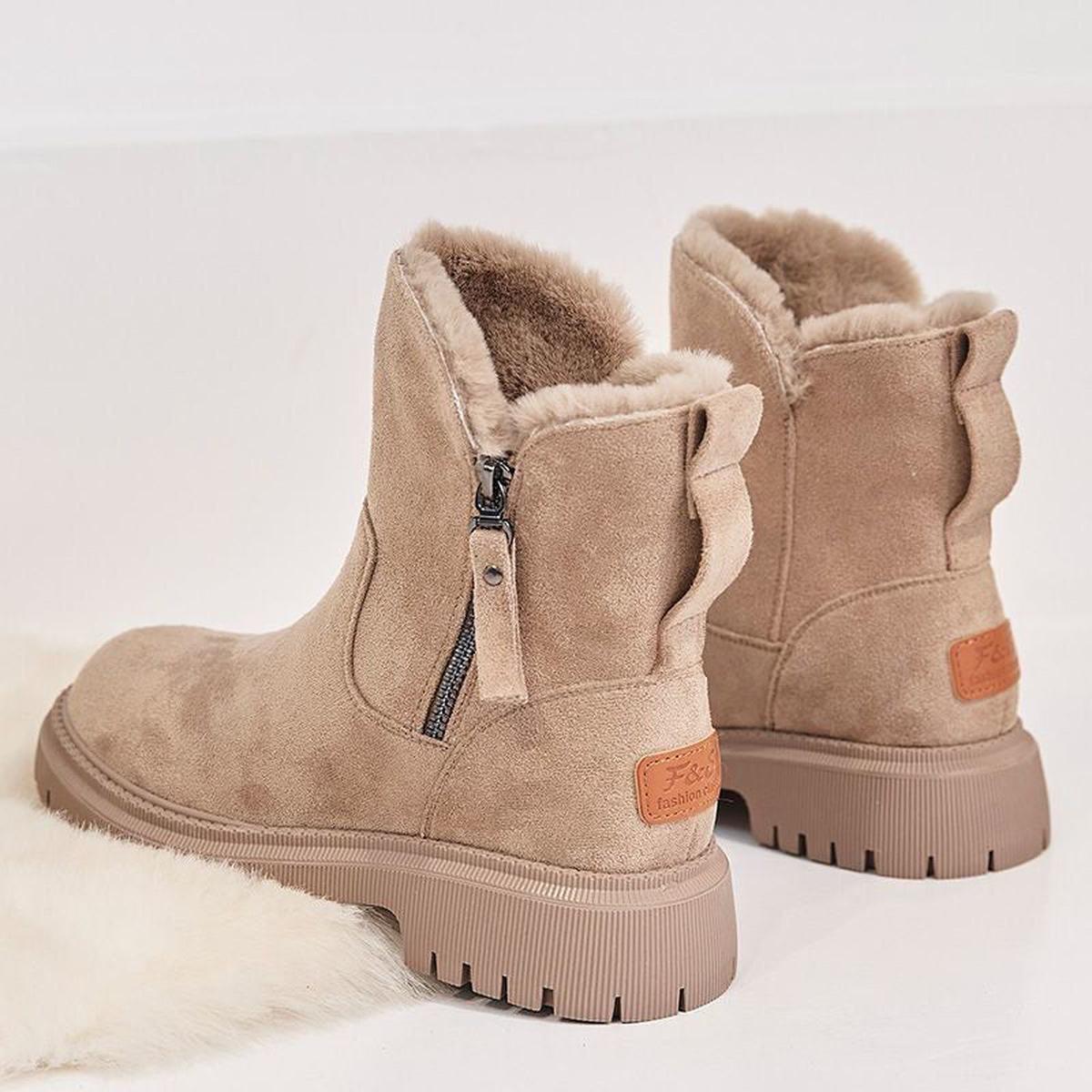 Dames Waterdichte Winterlaarzen – Warm & Anti-Slip Zool