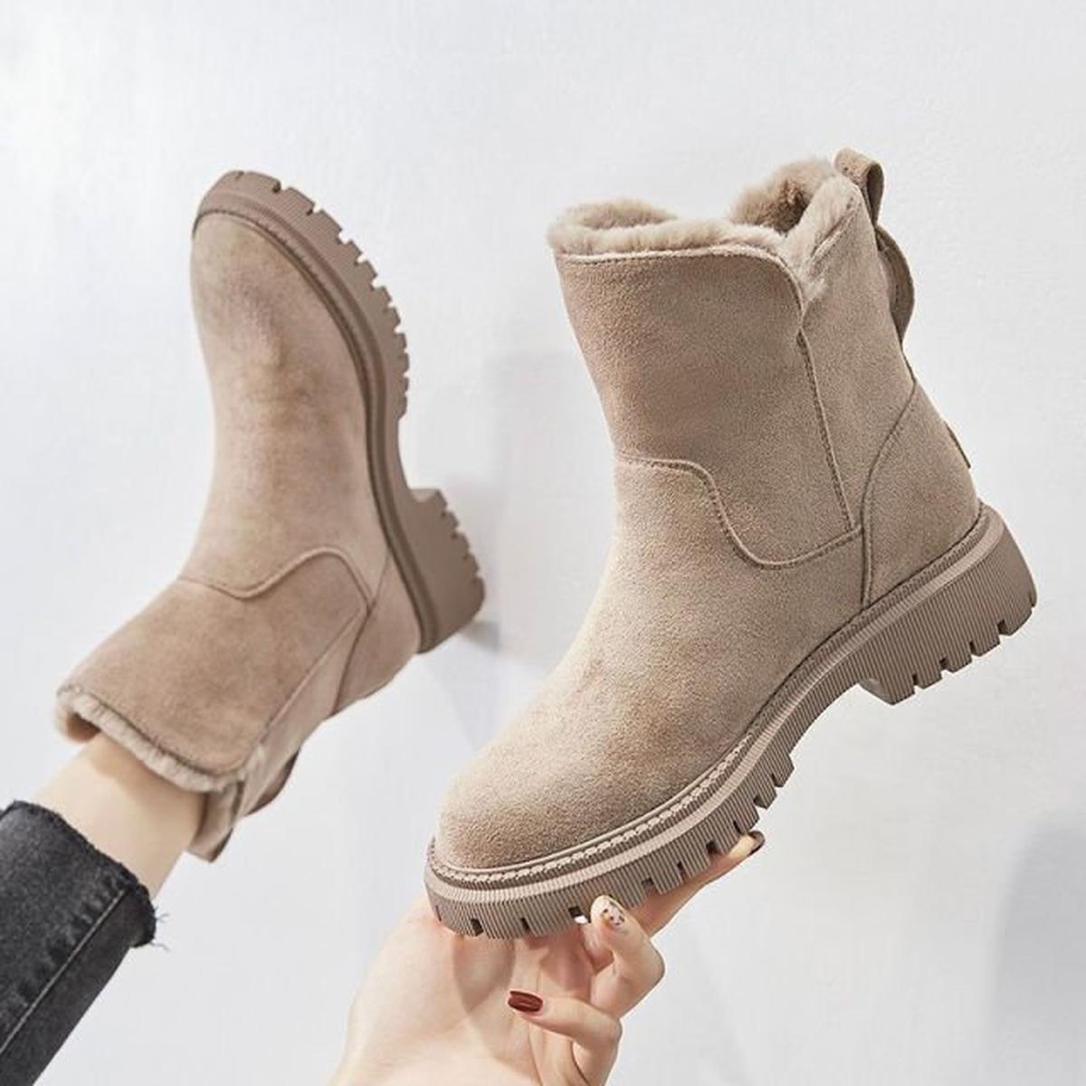 Dames Waterdichte Winterlaarzen – Warm & Anti-Slip Zool