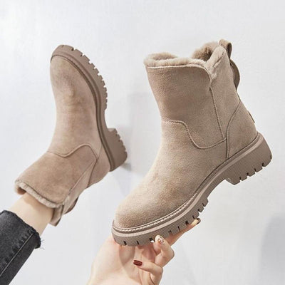 Dames Waterdichte Winterlaarzen – Warm & Anti-Slip Zool