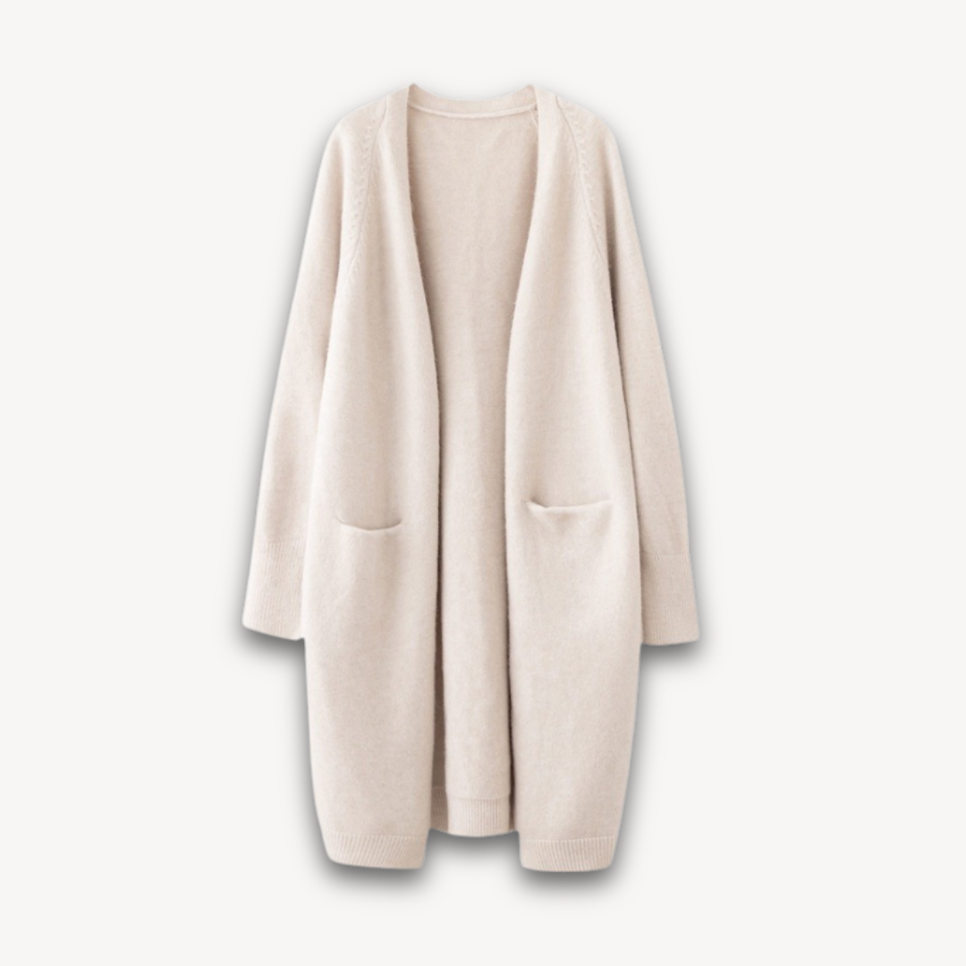 Dames Cashmere Vest – Lang Open Model