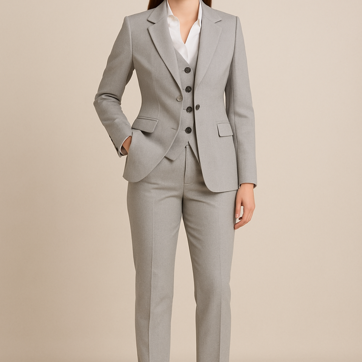 Firenze Dames 3-Delig Pak – Blazer, Top en Broek