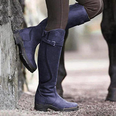 Dames Waterdichte Winter Rijlaarzen – Warm & Stijlvol