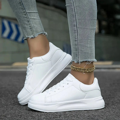 Dames Orthopedische Leren Sneakers – Lichtgewicht & Comfortabel