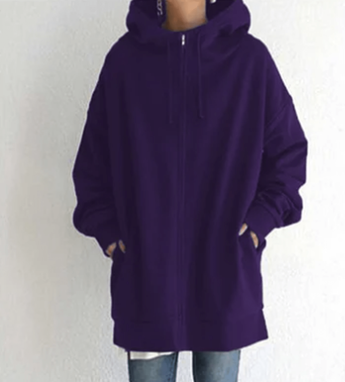 Dames Zip-Up Hoodie – Elegant & Comfortabel Design