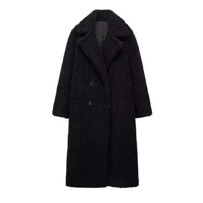 Aurora Lange Teddy Jas Dames – Warm & Elegant