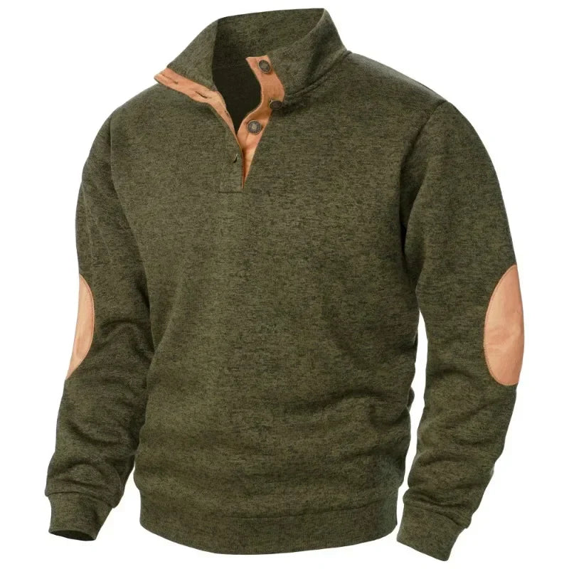 Heren V-Hals Sweatshirt Outdoor & Casual